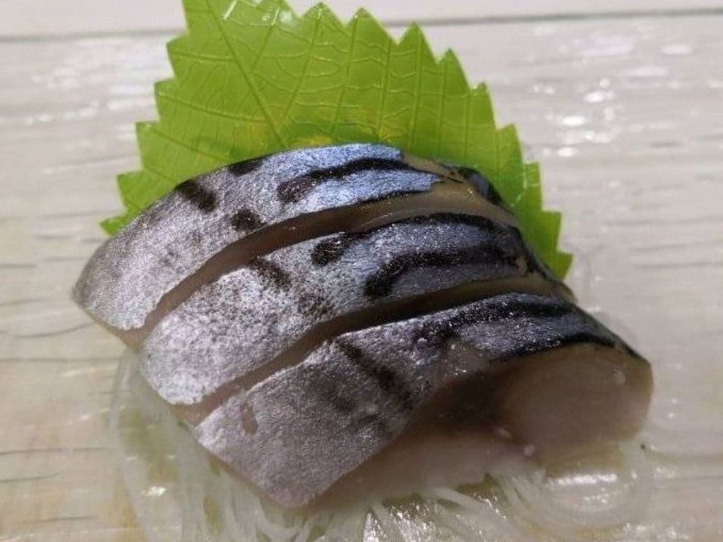 Mackerel (Saba) Sashimi