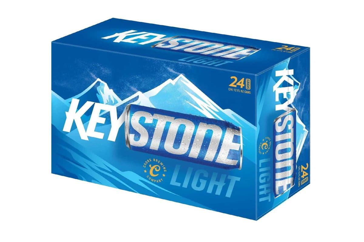 Keystone Light Beer 24 Cans (24 x 355ml)