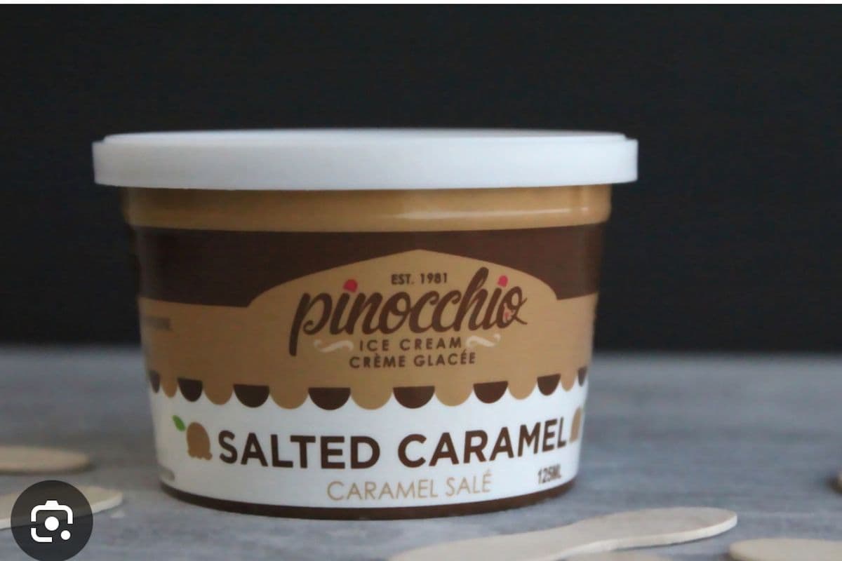 Pinocchio Ice cream Salted Caramel (125mL)