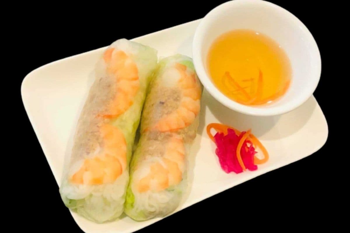 5. Fresh Spring Rolls ground pork and shrimp