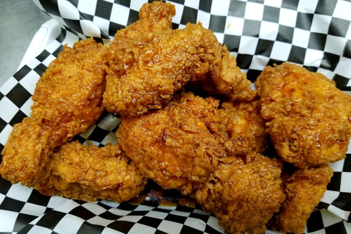 Poulet frit au miel et à la sauce de soja / Fried Chicken with Honey and Soy Sauce