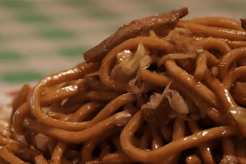 Shanghai Style Fried Thick Noodle