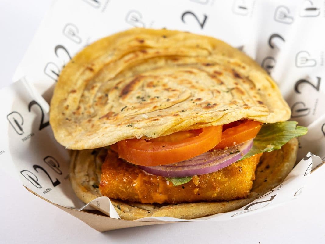 Lachha Paratha Burger