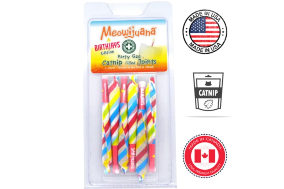 Meowijuana Birthday Catnip Filled Joints