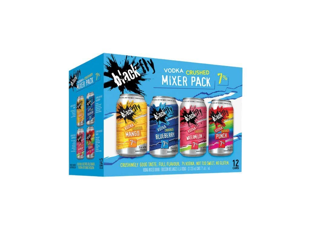 Black Fly - Vodka Crushed Mixer Pack (12x355ml)