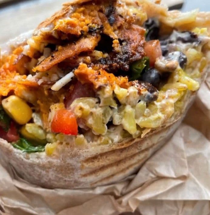 Roasted Sweet Potato Burrito