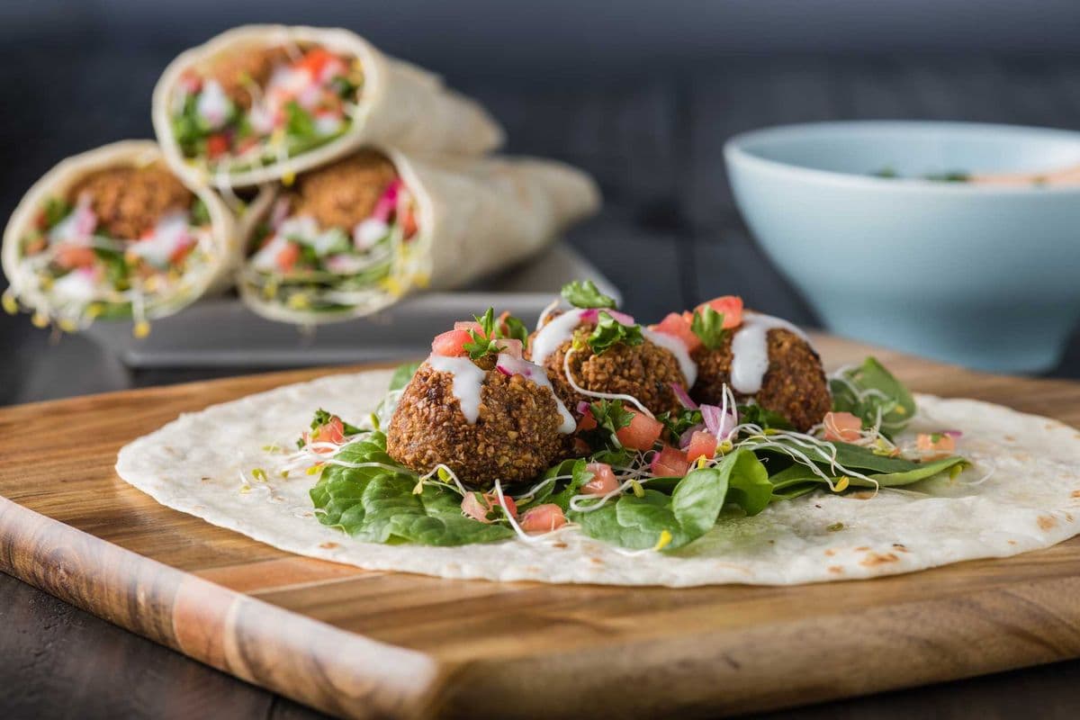 Wayne's Homemade Falafel Wrap