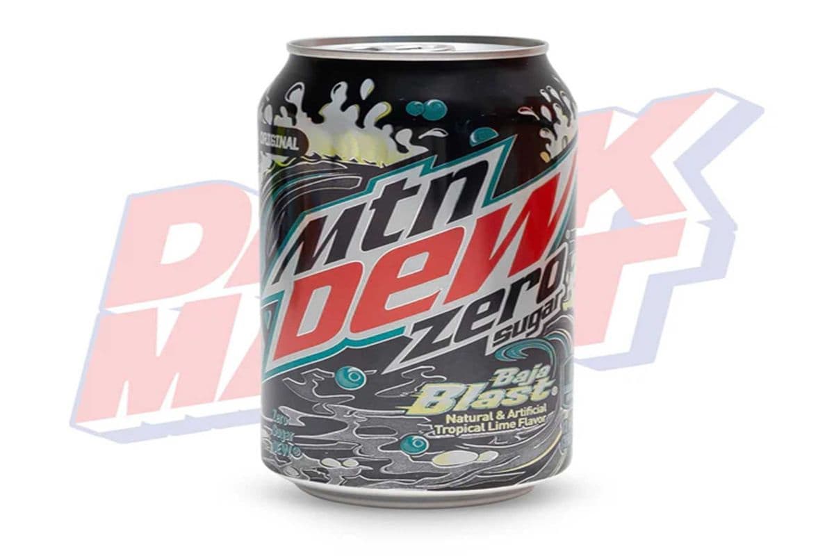 Mtn dew zero sugar baja blast (355 ml)