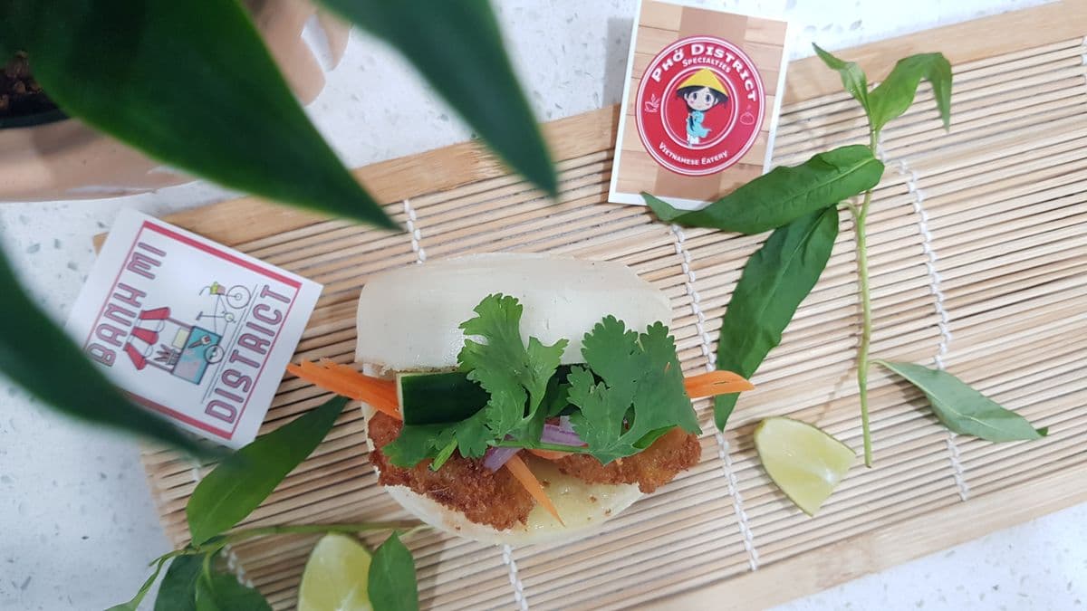 1338. Panko Shrimp Bao Burgers (2 pcs)