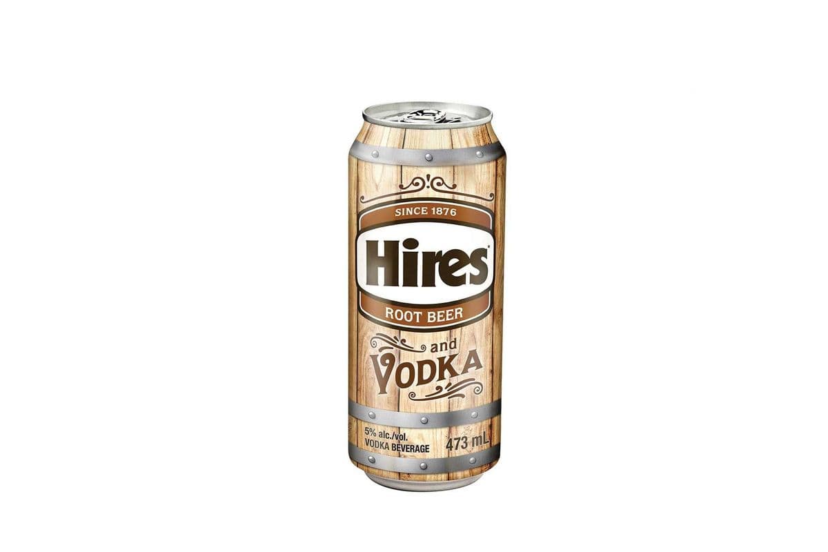 Hires Root Beer & Vodka (1 x 473ml)
