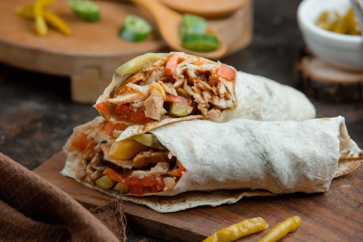 5. Chicken Doner Lavash Wrap (Regular)