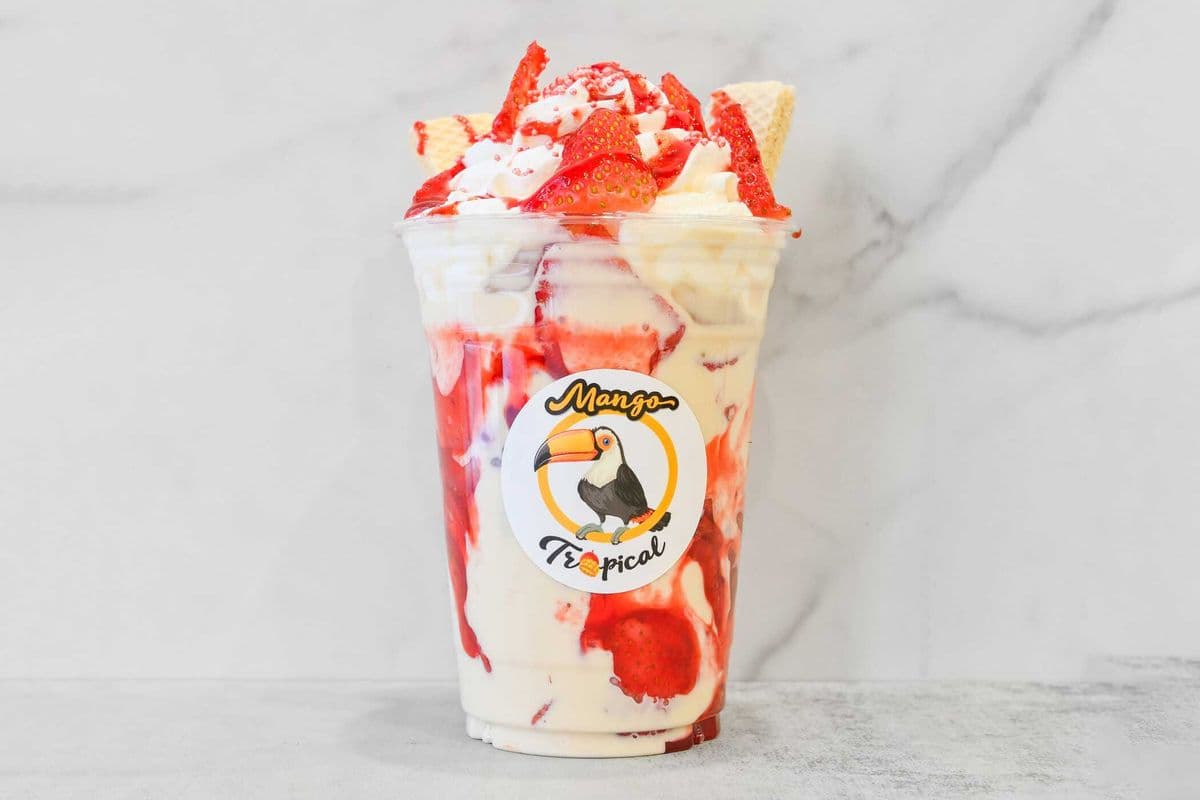 Fraise à la créme mixte