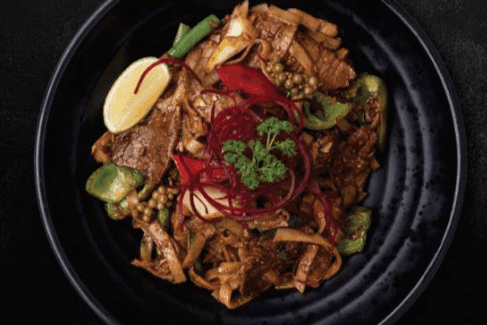 Lunch Special Pad Kee Mao chicken Combo