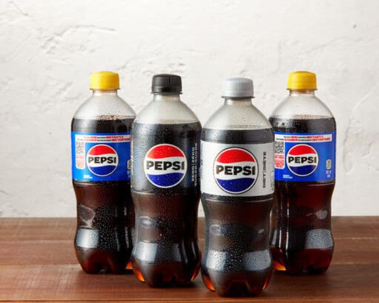 4 Bottled Pepsi Drinks