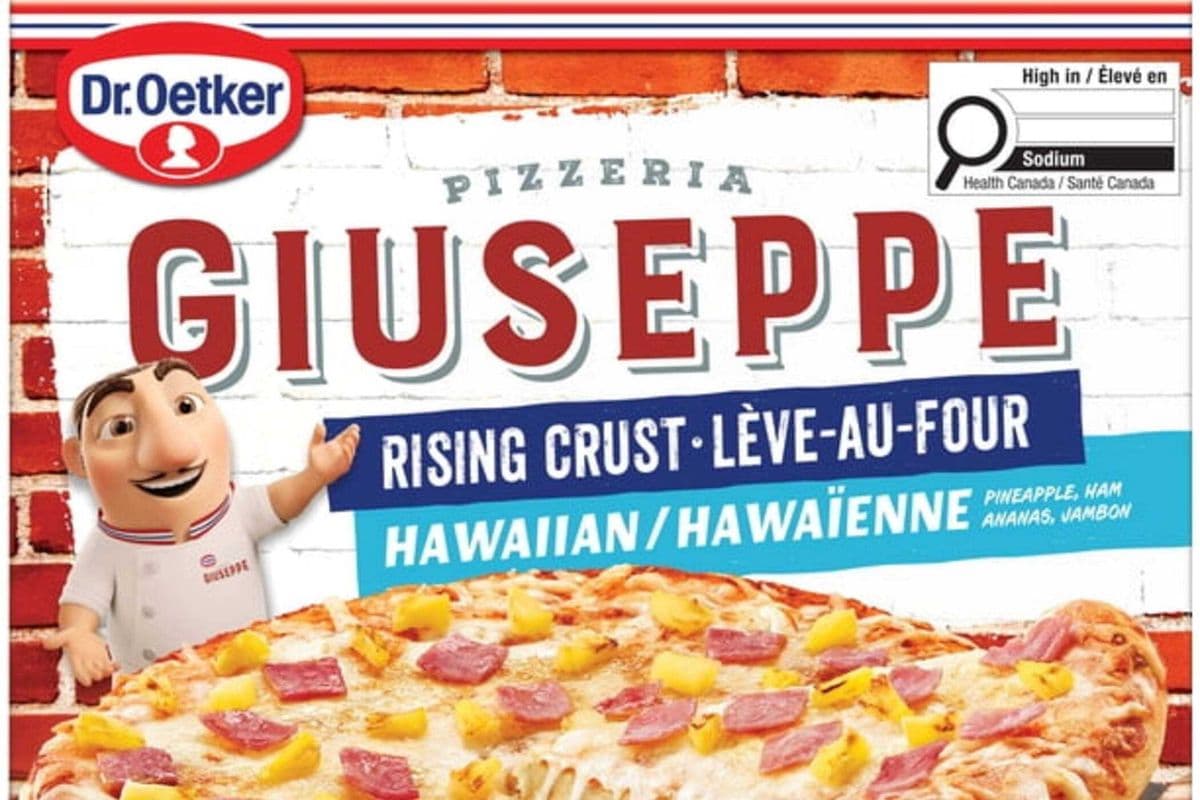 Dr. Oetker Giuseppe Pizzeria Rising Crust Hawaiian Pizza (730g) (390 Cal)