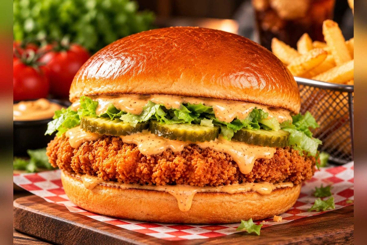 Fried Chicken Burger