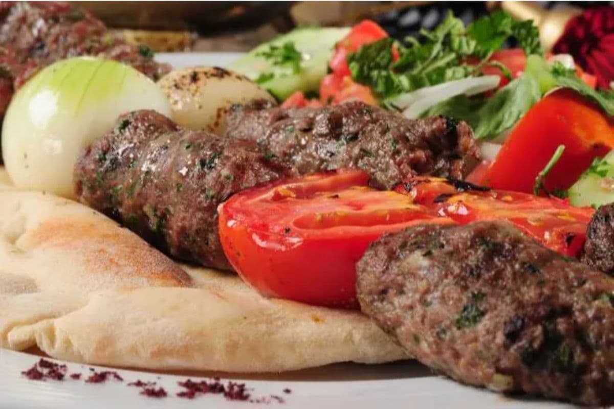Kafta Skewer Sandwich