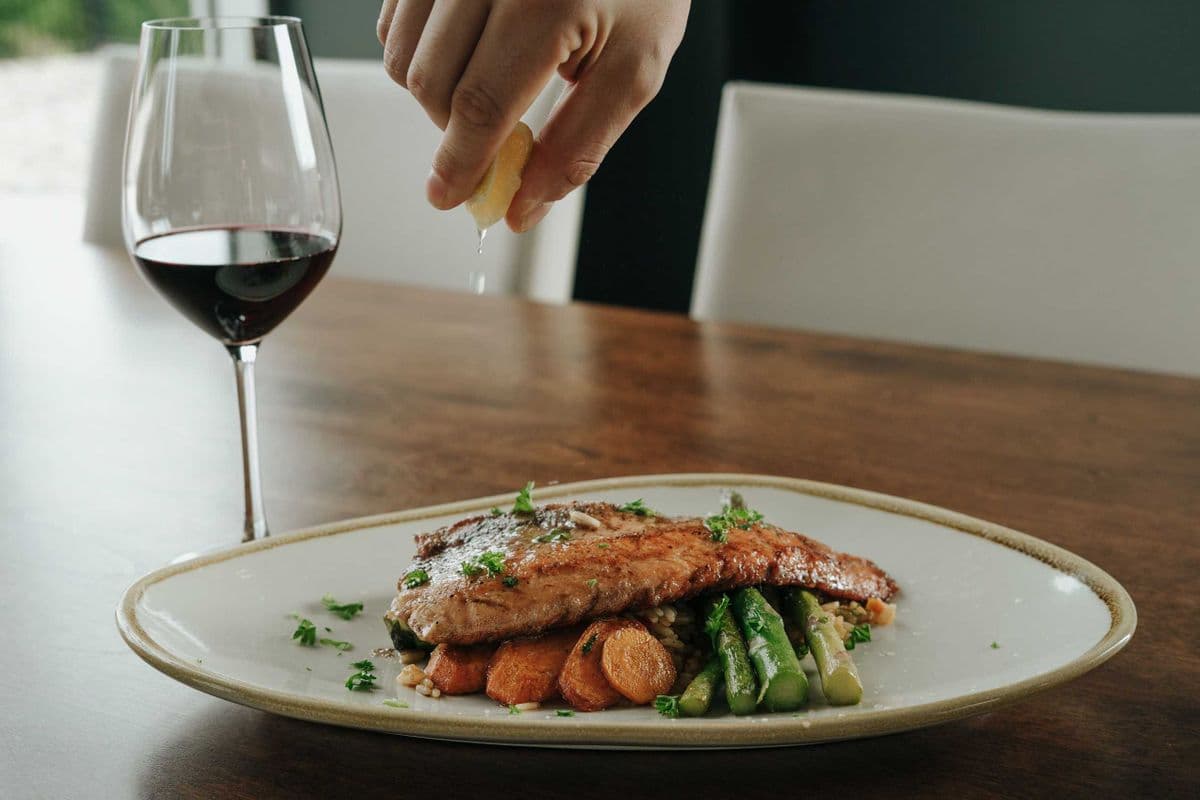 Broiled Brown Butter Trout