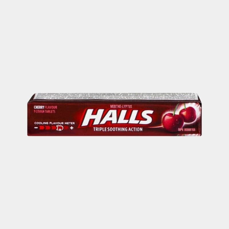 Halls Mento-Lyptus, Cherry (9 Units)