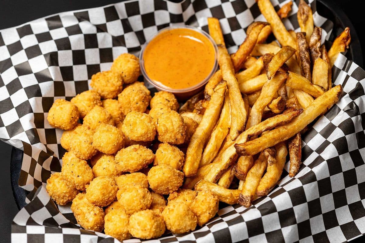 Kids' Popcorn Chicken and Fries with Mini Milkshake
