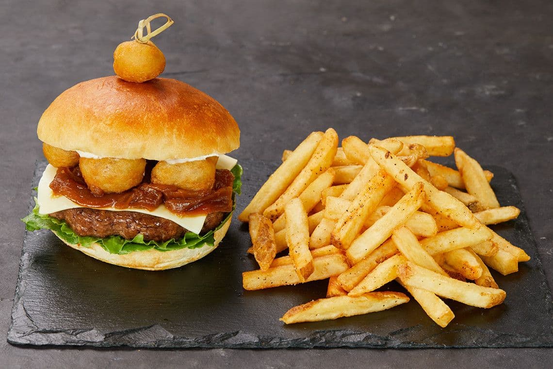 Swiss & Mushroom Burger