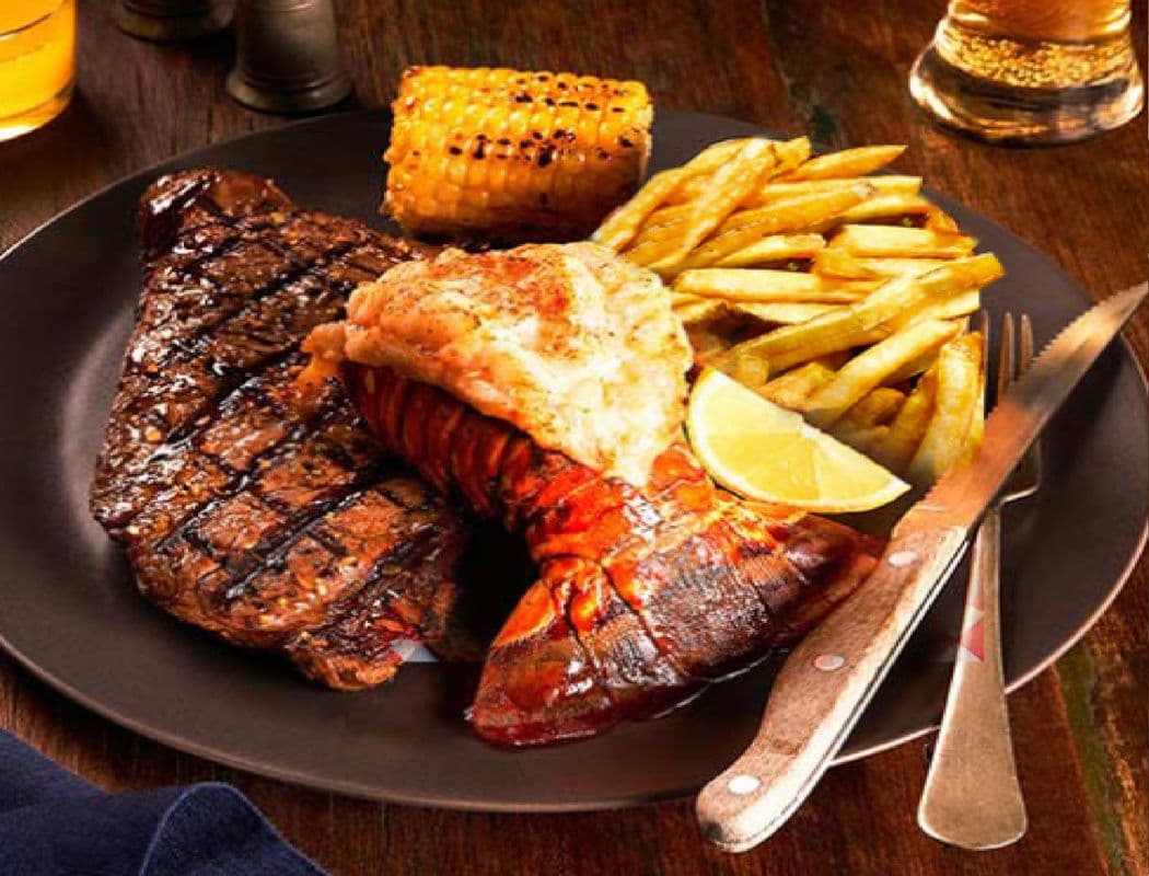 Top Sirloin and Lobster Tail (7 oz) (960 Cal)