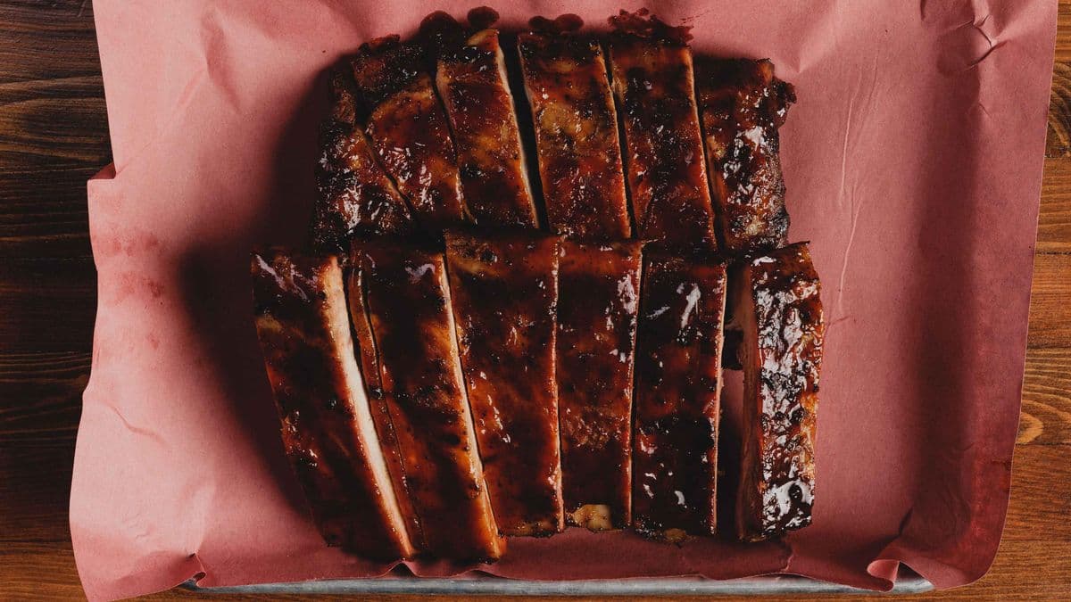 Full Rack Smoked Pork Side Ribs