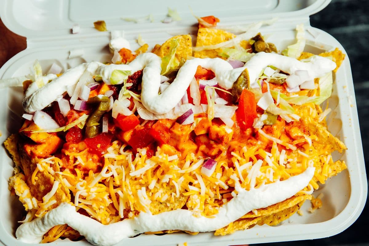 Beef Kebab Nachos