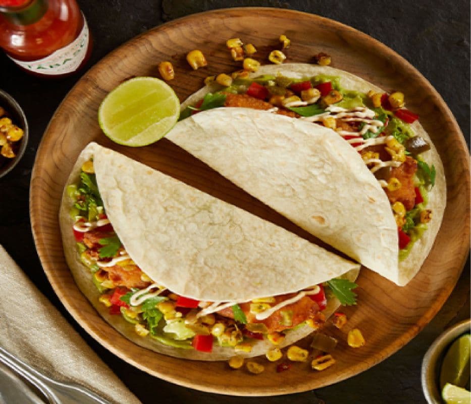 Fish Tacos (620 Cal)