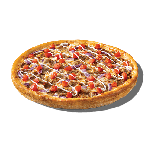 Small Donair Pizza + 8 Wings
