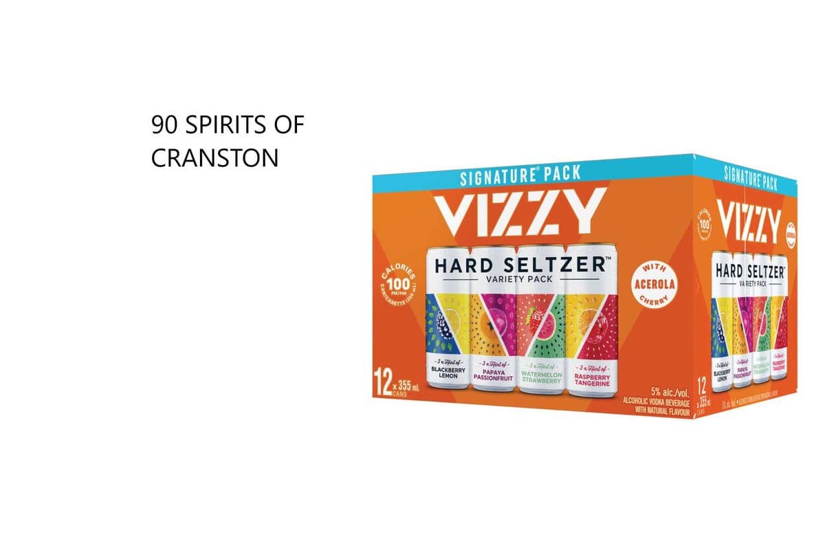 VIZZY HARD SELTZER CLASSIC MIXER 12 CANS (1 x 12x355ML)