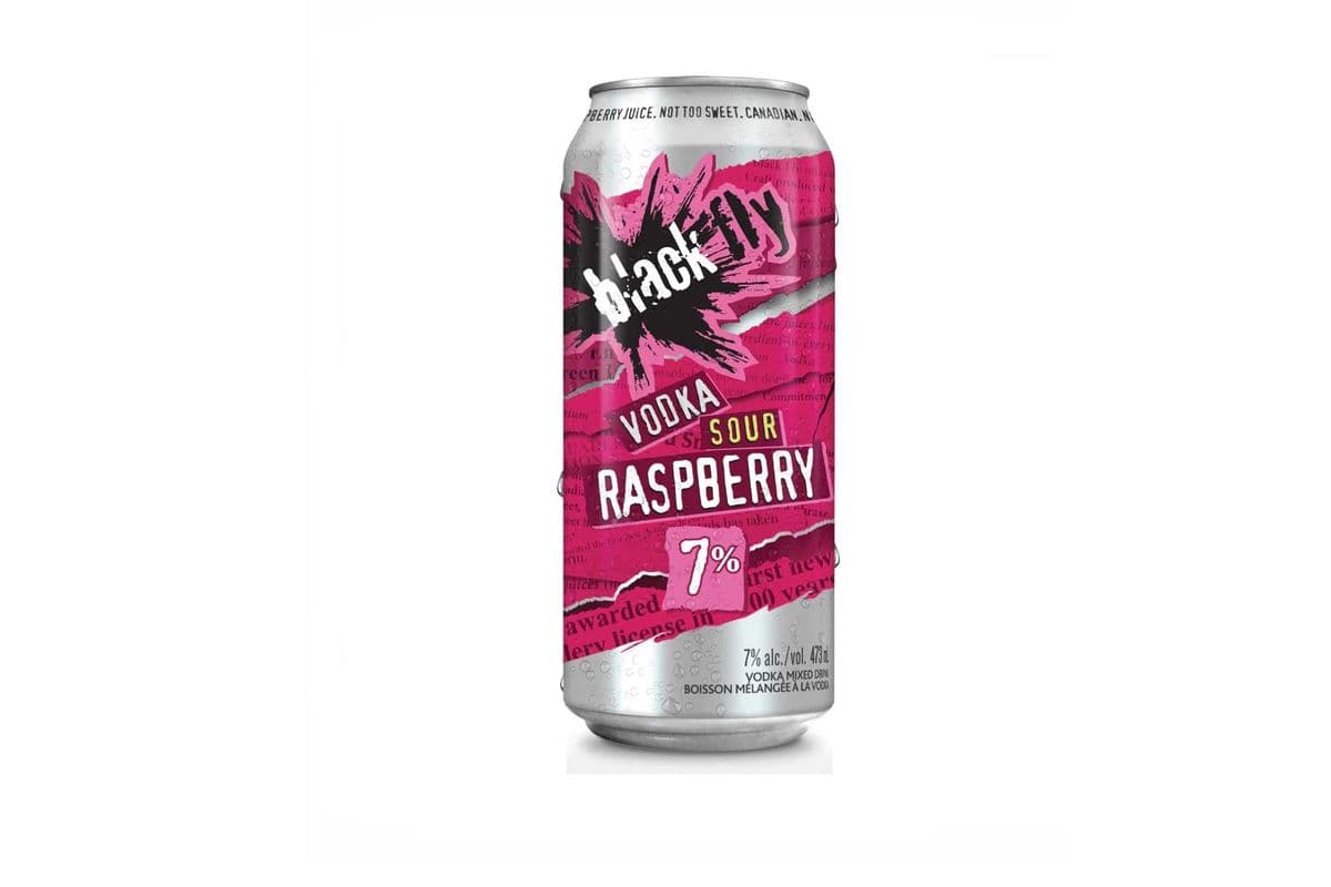 BLACK FLY VODKA SOUR RASPBERRY TC (1 x 473ml)