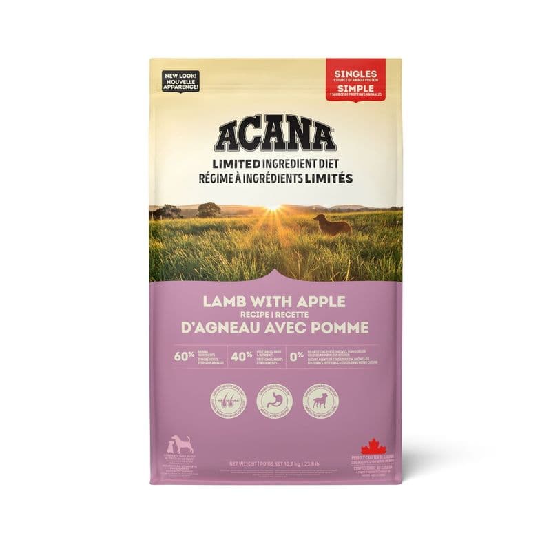 Acana Limited Ingredient Dry Dog Food, Lamb & Apple Recipe