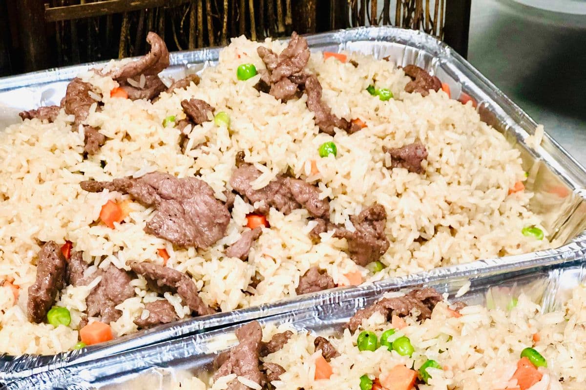 A. Beef Fried Rice Party Tray