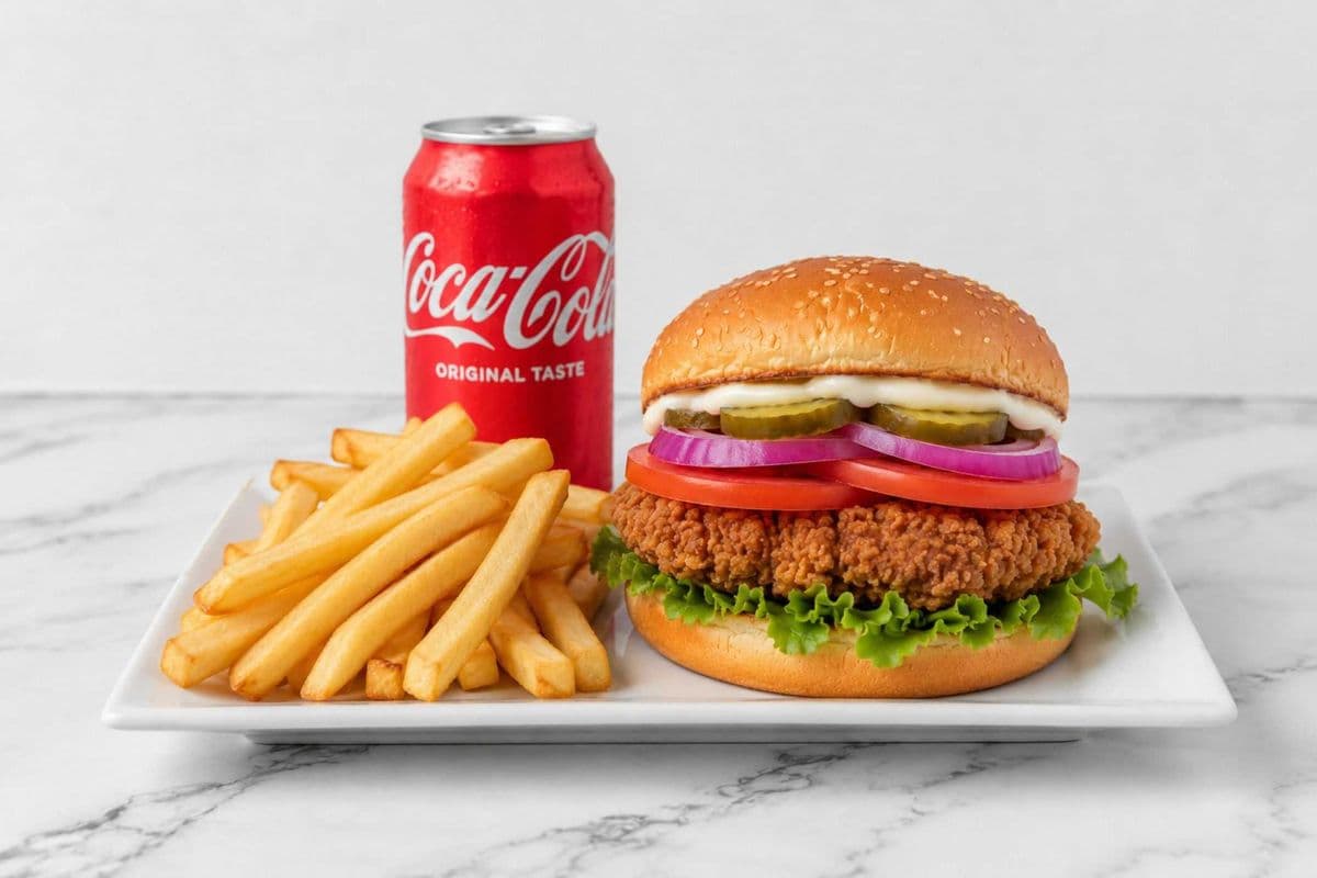 4. Chicken Burger Combo