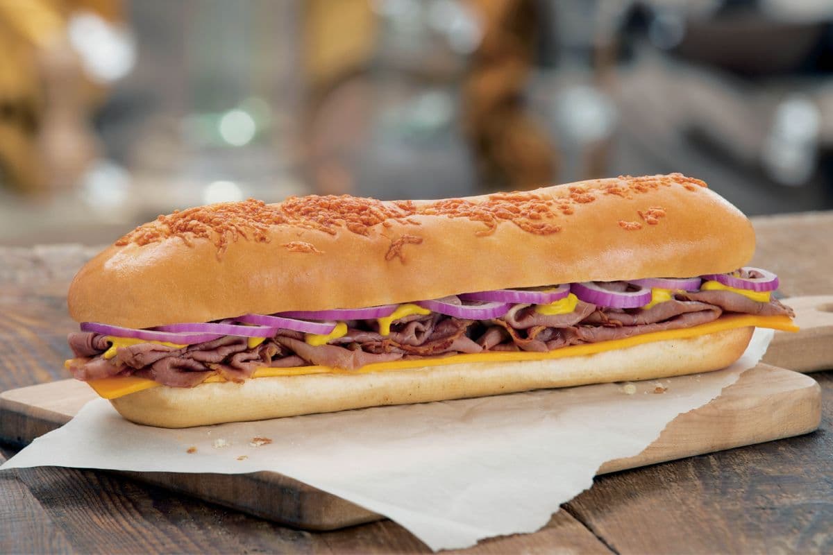 Large Roast Beef And Cheddar Protein Packed Sub