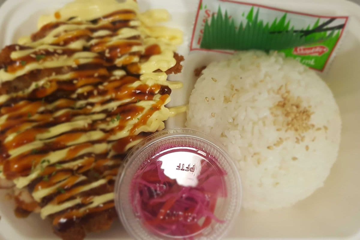 6. Su&Su Katsu Pork Rice Bowl (with K- Cabbage Salad)