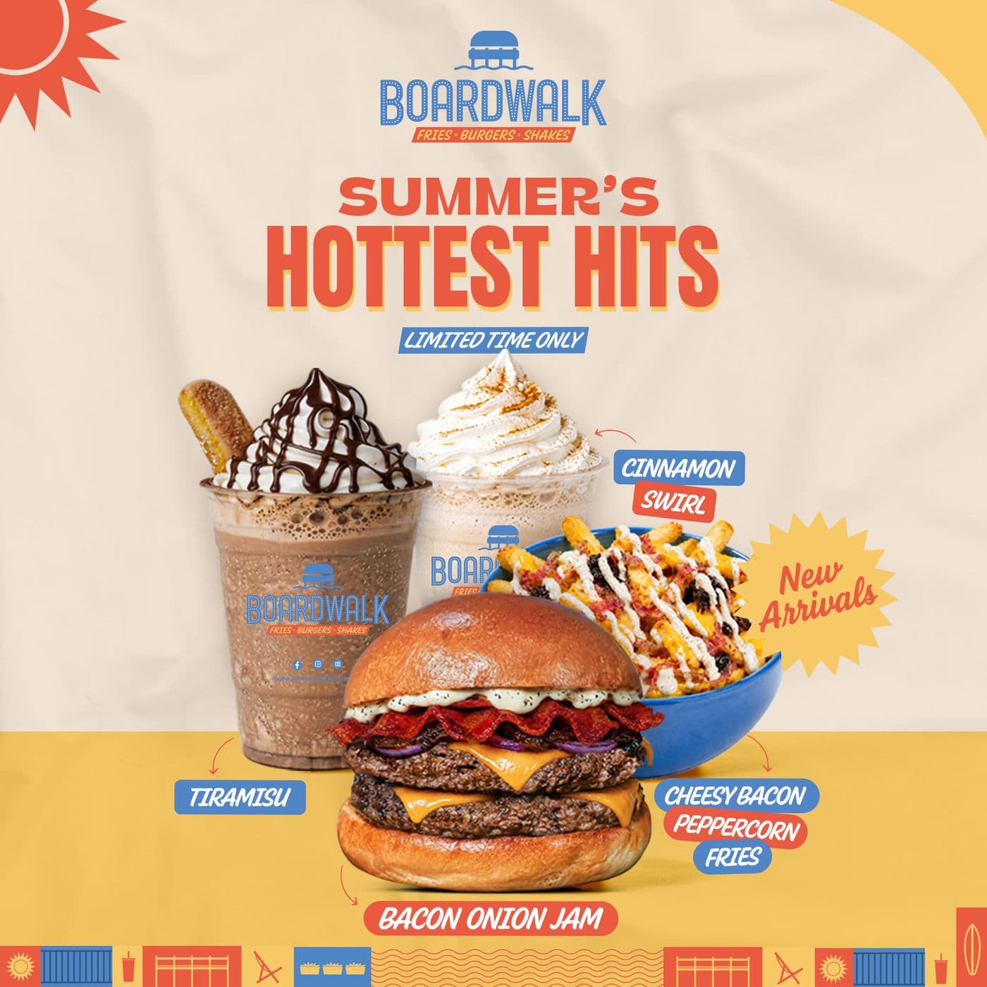 Boardwalk Fries Burgers Shakes