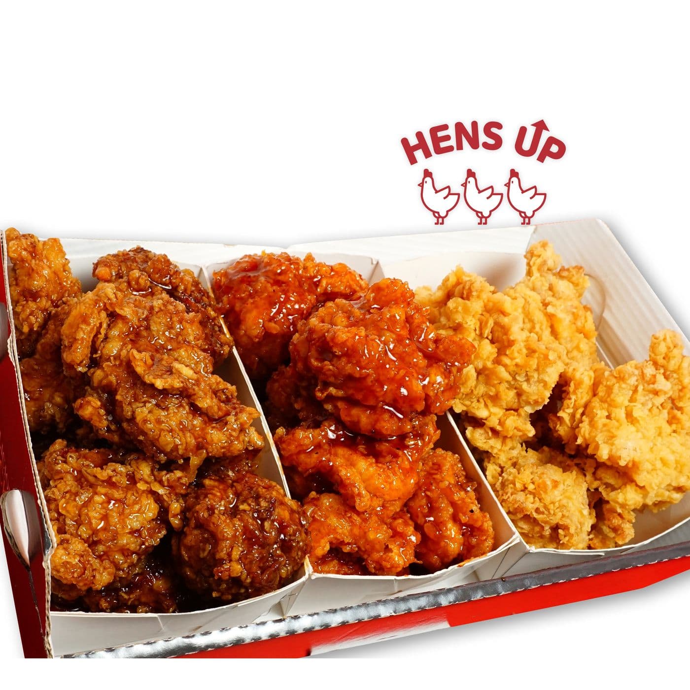 Chicken Hens up