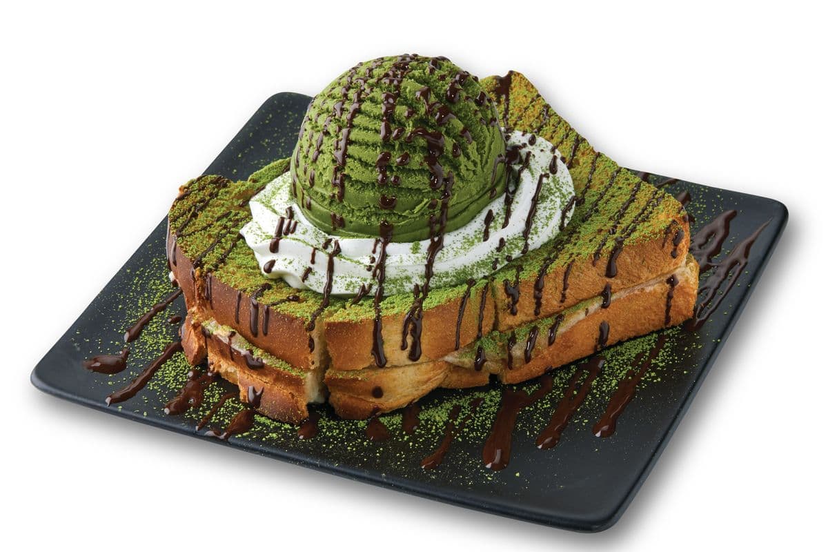 25. Green Tea Chocolate Injeolmi Toast
