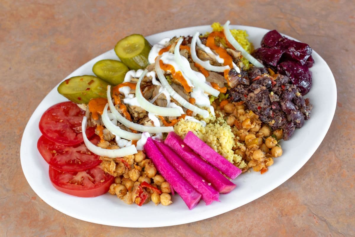 Chicken Shawarma Dinner Plate