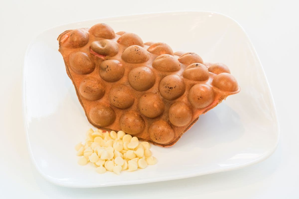 Strawberry White Chocolate Chip Waffle