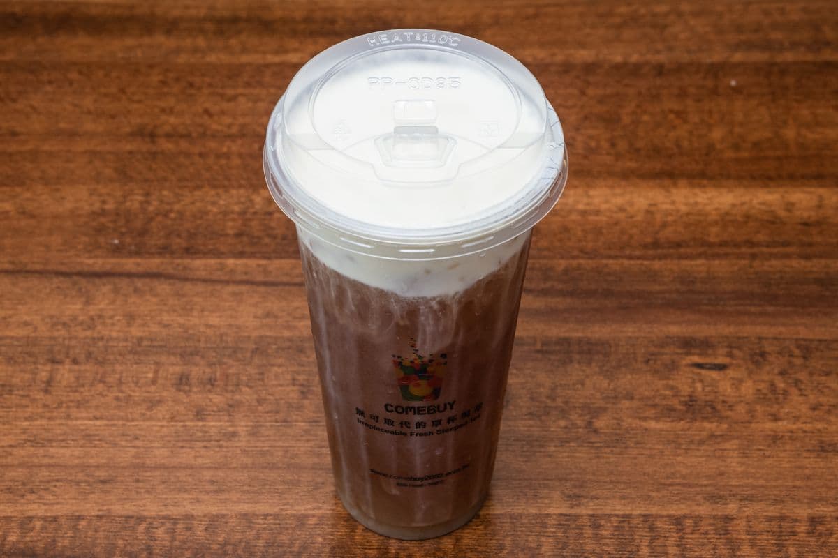 Hot Taiwan Roasted Oolong Teaccino (Large)