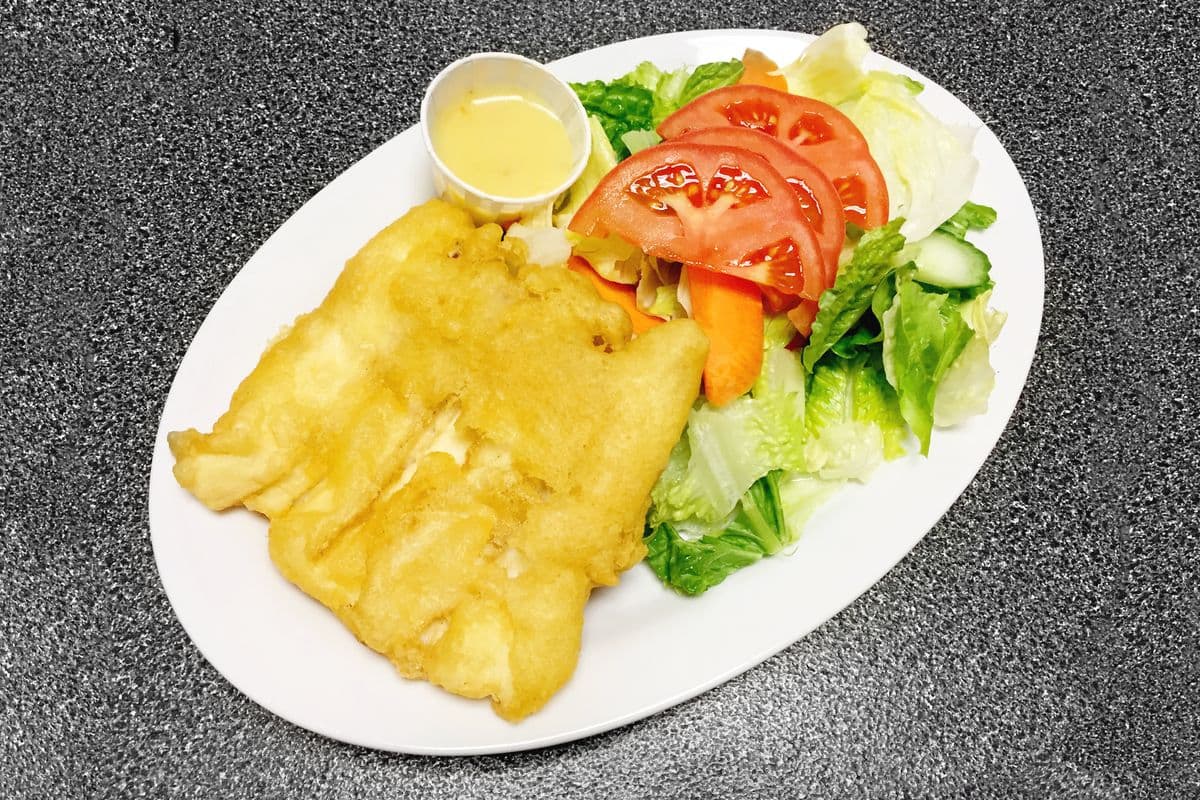 Haddock and Garden Salad