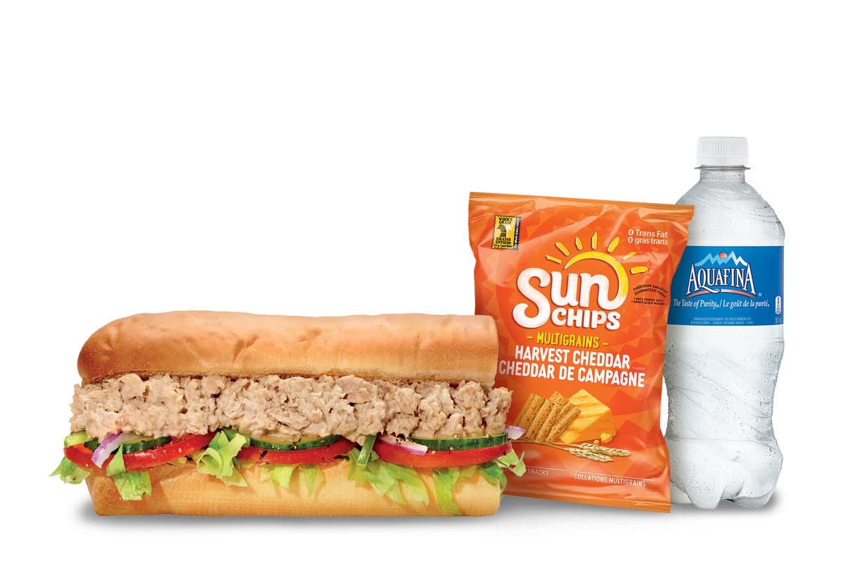 Combo sous-marin au thon 6" / 6" Tuna Sub Combo (600-1150 Cals)