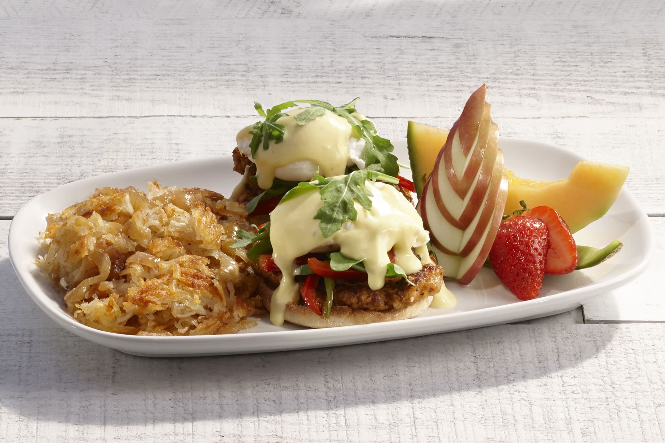 Spicy Italian Sausage Benedict