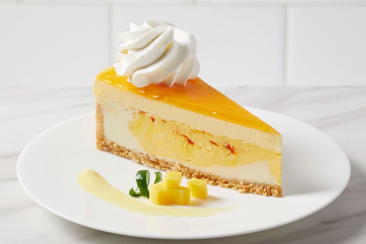 Mango Key Lime Cheesecake (Slice)