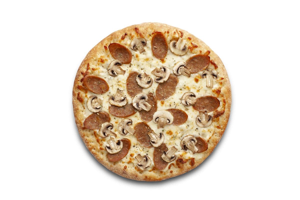 Small Sausage Mushroom Pizza