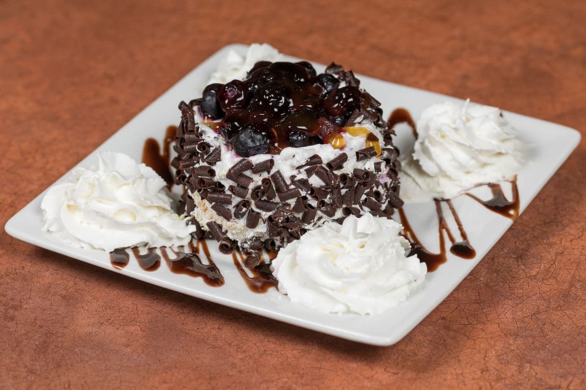Blueberry Romanoff Cake