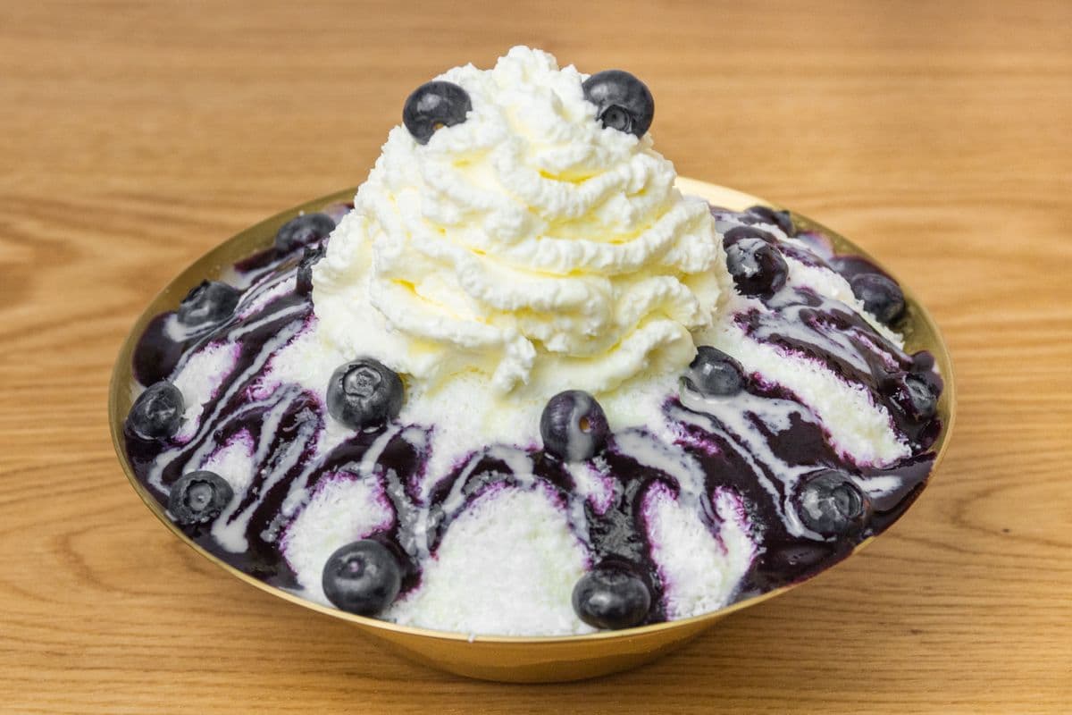 Large Blueberry Snow Ice Bingsoo